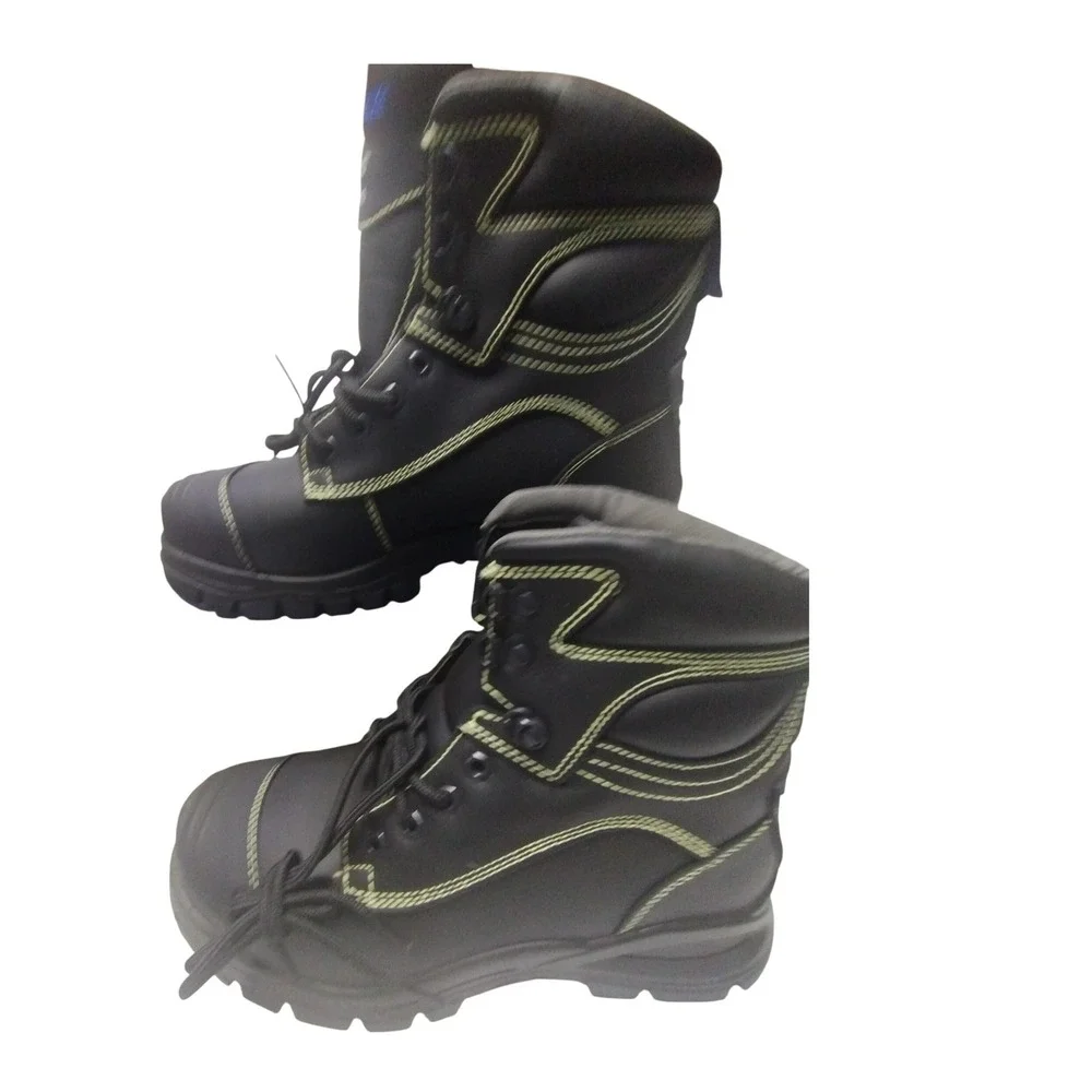 Blundstone 994 Mens 11.5 Black Leather Safety‎ Steel Toe Metguard Work Boots NEW